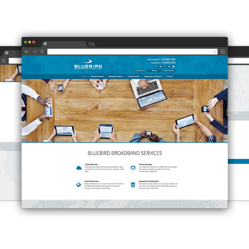 Bluebird Broadband Internet Service Provider to Bossier City Louisiana Website designed and managed by Online Presence Builders